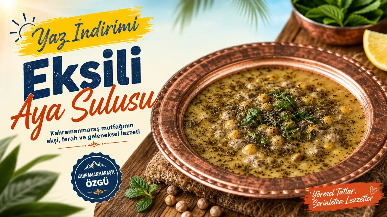 Kahramanmaraş’a Özgü Ekşili Aya Sulusu: Nasıl Yapılır, İçinde Neler Vardır?