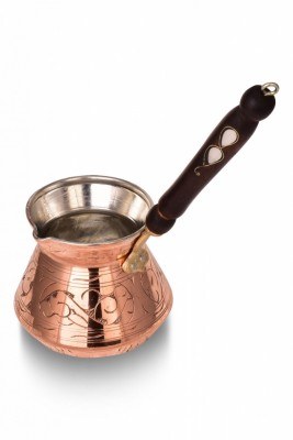 Bakır Cezve -Tahta Saplı - 2