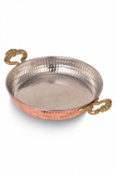 Bakır Tava - No 4 (20 Cm ) - 1