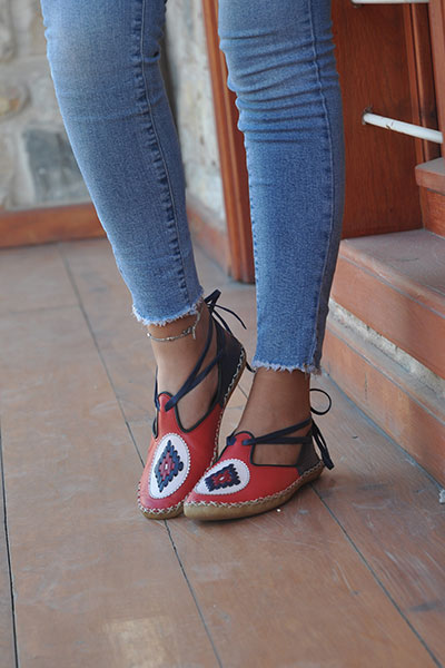 Leather Babette Yemeni Laced - 1