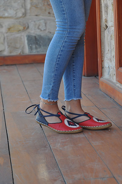 Leather Babette Yemeni Laced - 2