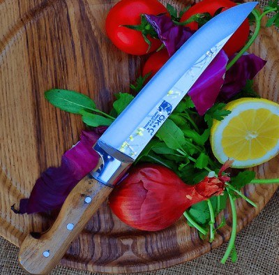Hartlap Silver Bracelet Kitchen Knife - 27 Cm