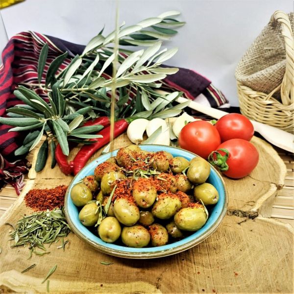 Kahramanmaraş Çizik Yeşil Zeytin (1000 CC) - 1
