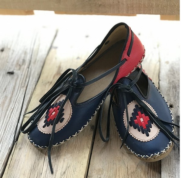 Front Navy Blue Back Red Female Yemeni - 1