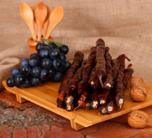 Saf Cevizli Pekmez Sucuğu - (500 Gr.) - 1